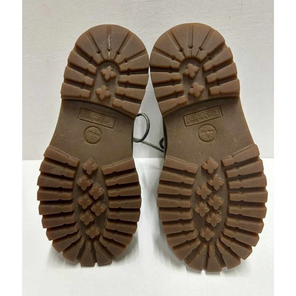 Timberland toddler size US-11.5 UK 11 EU 29 gray suede lace up boots